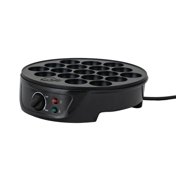 Takoyaki Maker 750W, 18-gaats elektrische takoyaki balmachine, gegrilde takoyaki grillpan, zwart
