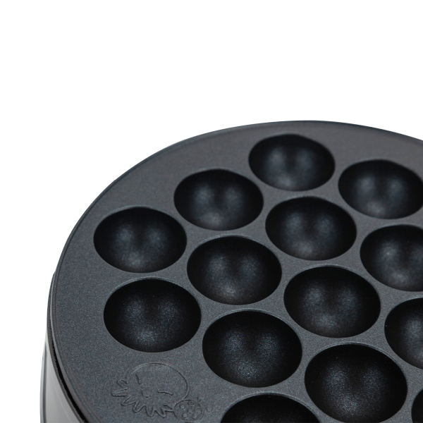 Takoyaki Maker 750W, 18-gaats elektrische takoyaki balmachine, gegrilde takoyaki grillpan, zwart Takoyaki Maker 750W, 18-gaats elektrische takoyaki balmachine, gegrilde takoyaki grillpan, zwart