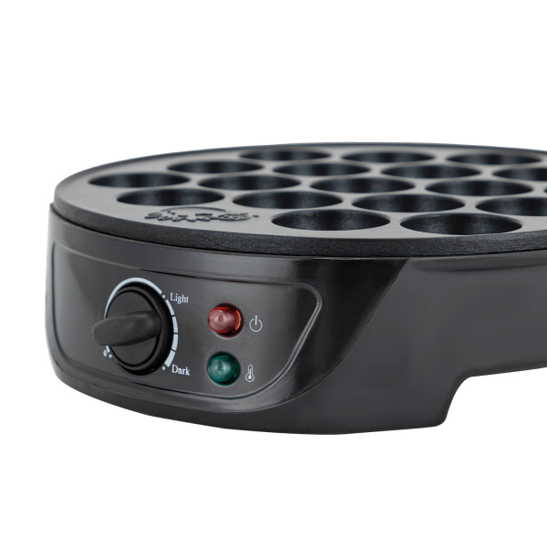 Takoyaki Maker 750W, 18-gaats elektrische takoyaki balmachine, gegrilde takoyaki grillpan, zwart