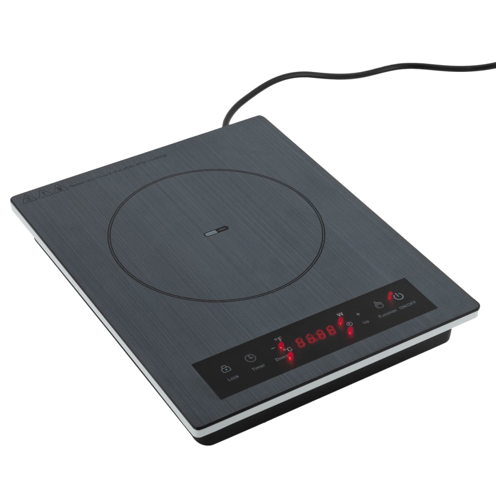 Draagbare inductiekookplaat van 1800 W met LED-display en timer van 3 uur