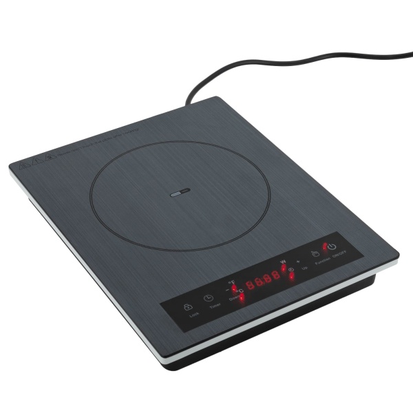 Draagbare inductiekookplaat van 1800 W met LED-display en timer van 3 uur