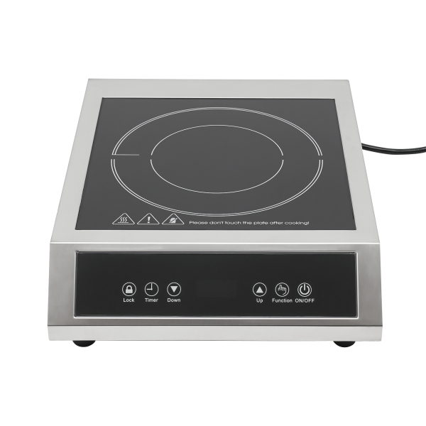 3500W 11-speed verstelbare inductiekookplaat Inductiekookplaat Ideaal voor slaapzalen Thuiskeukens 13,8*11*2,6 inch voor potten en pannen