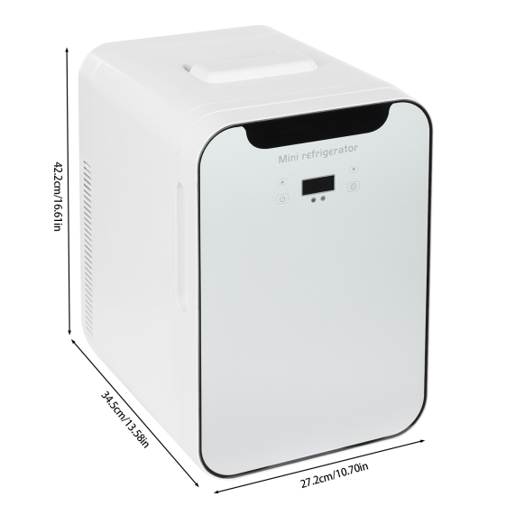 Multifunctionele minikoelkast van 20 liter, minikoelkast met digitaal display, dubbel gebruik voor auto en thuis Multifunctionele minikoelkast van 20 liter, minikoelkast met digitaal display, dubbel gebruik voor auto en thuis