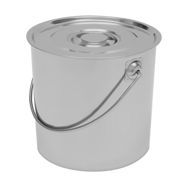 RVS emmer voeremmer keukenemmer voeremmer melkemmer & lepel 20L RVS emmer voeremmer keukenemmer voeremmer melkemmer & lepel 20L
