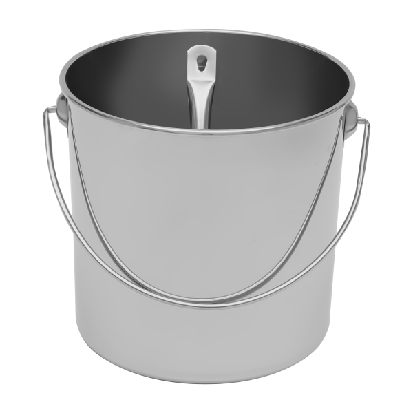 RVS emmer voeremmer keukenemmer voeremmer melkemmer & lepel 20L RVS emmer voeremmer keukenemmer voeremmer melkemmer & lepel 20L