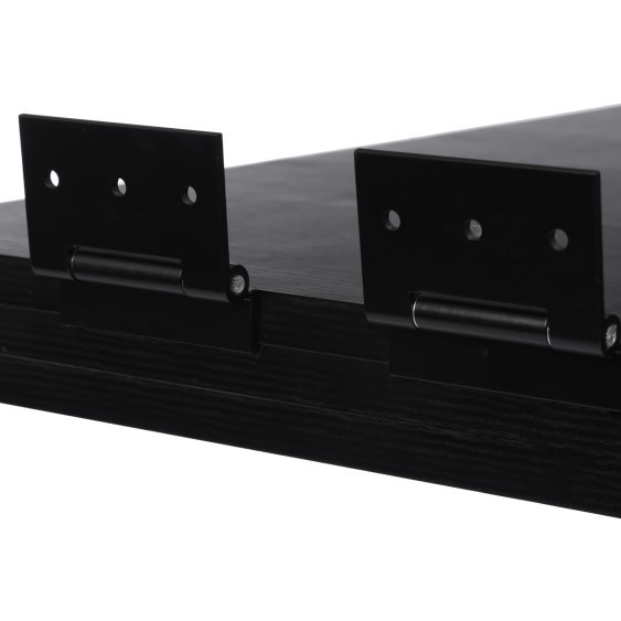 Opvouwbare eettafel van 75 * 40 cm, klaptafel aan de muur, zwart Opvouwbare eettafel van 75 * 40 cm, klaptafel aan de muur, zwart