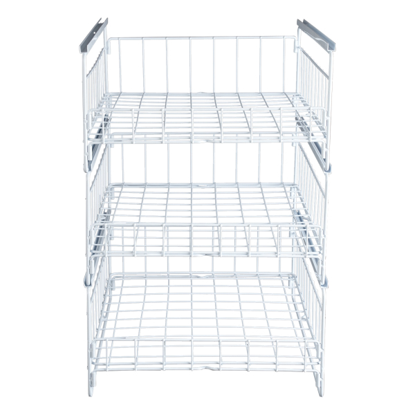 Uittrekbare plank, Uittrekbare organiser, Keukenlade, Draagvermogen: 20kg, 33.5*43*51cm, Wit