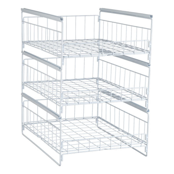 Uittrekbare plank, Uittrekbare organiser, Keukenlade, Draagvermogen: 20kg, 33.5*43*51cm, Wit Uittrekbare plank, Uittrekbare organiser, Keukenlade, Draagvermogen: 20kg, 33.5*43*51cm, Wit
