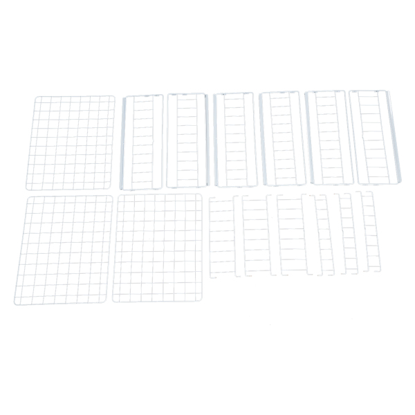 Uittrekbare plank, Uittrekbare organiser, Keukenlade, Draagvermogen: 20kg, 33.5*43*51cm, Wit