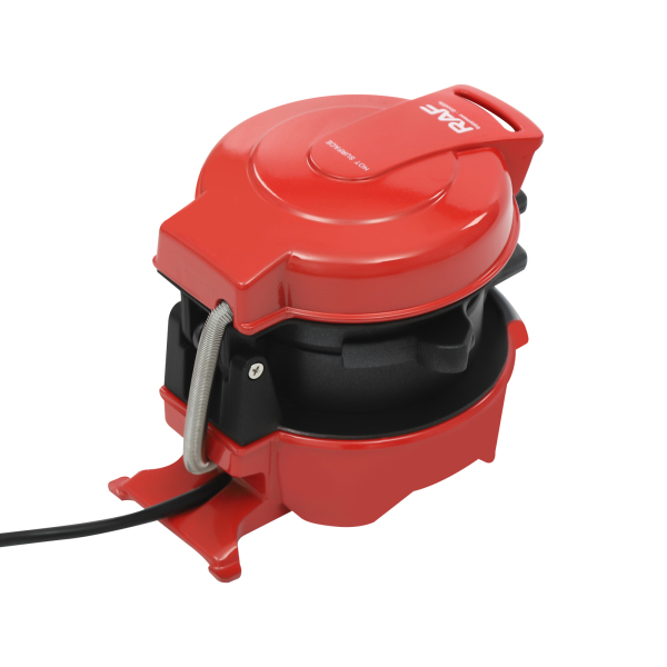 Draagbare grillmachine, elektrische hamburgermaker, elektrische hamburgerpers - rood Draagbare grillmachine, elektrische hamburgermaker, elektrische hamburgerpers - rood