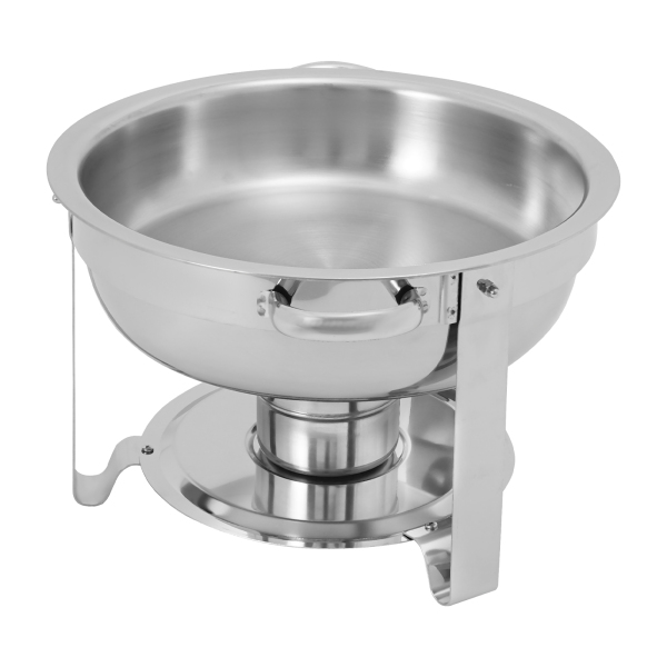 4,5L 2-delige Chafing Dish Buffetset, Chafing Dish Set, Buffet Gerechten Warmhoudset - Zilver