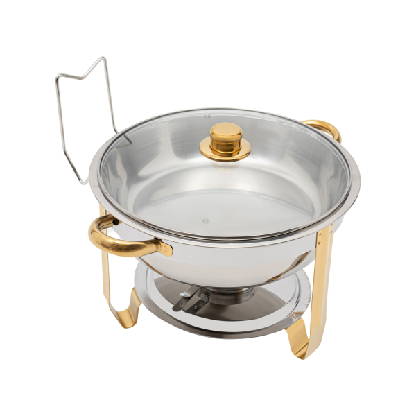 5 Qt Chafing Dish Buffetset RVS Ronde Chafers en Buffetverwarmers Sets Ronde Chafing Dish Buffetset voor Restaurants Cafetaria's 5 Qt Chafing Dish Buffetset RVS Ronde Chafers en Buffetverwarmers Sets Ronde Chafing Dish Buffetset voor Restaurants Cafetaria's
