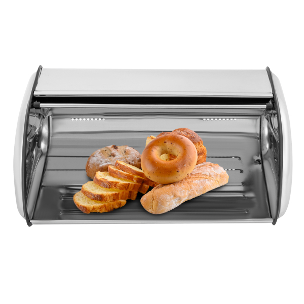 17,1 * 10,6 * 7 inch roestvrijstalen brooddoos, broodbak, broodopslagcontainer voor hotels, pensions, eetkamers