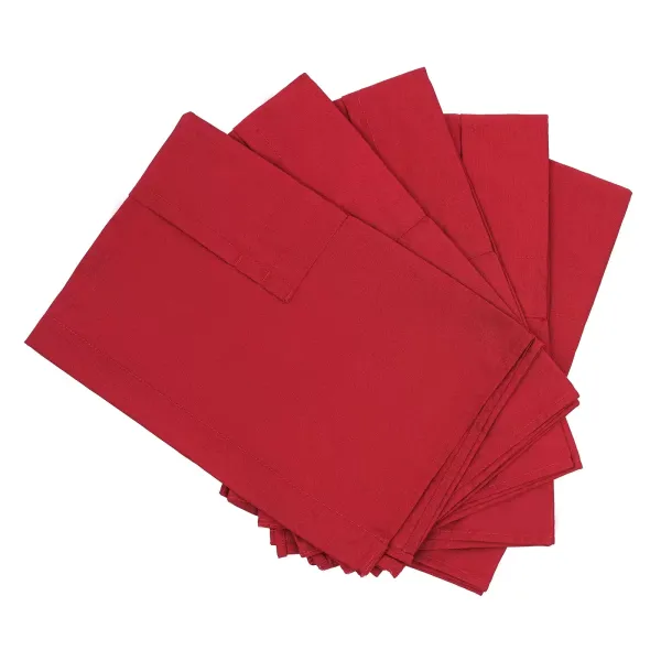 Hoogwaardig professioneel schort voor dames en heren - keukenschort, rood
