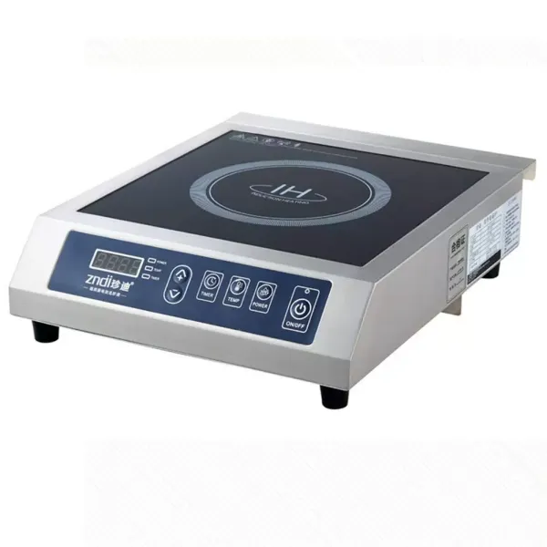 Elektrische inductiekookplaat 3,5 kW - 11 snelheden - Digitale touchbediening - 443 x 355 x 110 mm - RVS