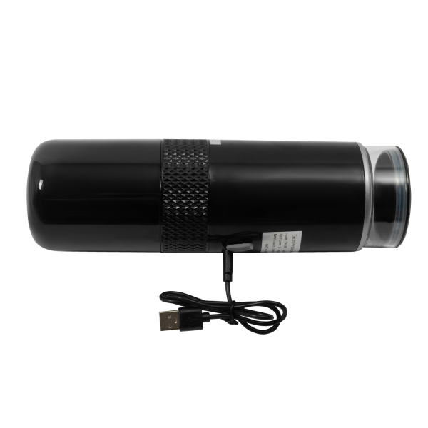 CNCEST draagbare espressomachine, mini-handkoffiezetapparaat compatibel met gemalen koffie 160 ml voor reizen, kamperen, wandelen
