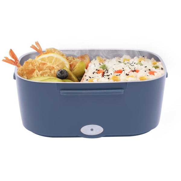 3-in-1 elektrische lunchbox, thermische lunchbox, 1,5 liter, draagbare voedselverwarmer met 2 compartimenten