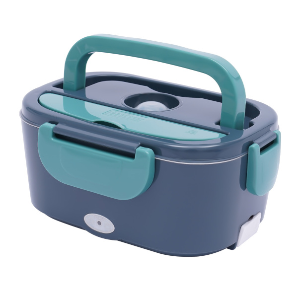 3-in-1 elektrische lunchbox, thermische lunchbox, 1,5 liter, draagbare voedselverwarmer met 2 compartimenten