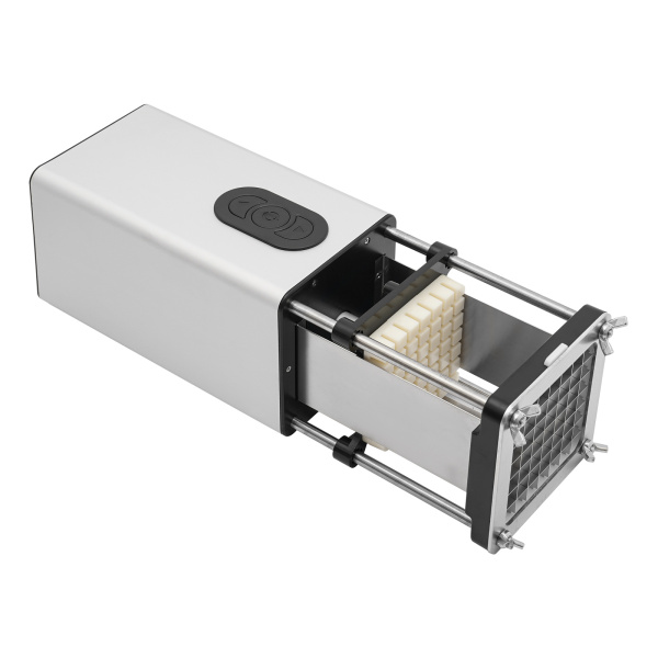 Frietsnijder, elektrische aardappelsnijder, elektrische frietsnijder(Zilver)