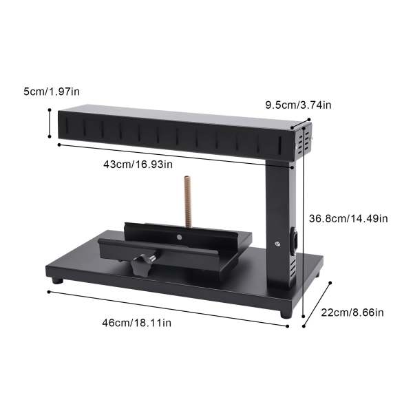Commerciële elektrische kaassmelter 750 W, snelle verwarming, antiroest