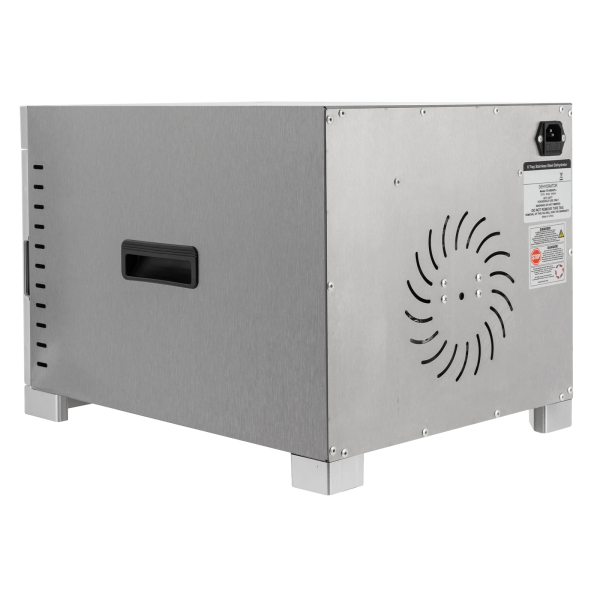 RVS Voedseldroger met Recepten 6 Bakken LED Display 35°-75°C 700W Zilver RVS Voedseldroger met Recepten 6 Bakken LED Display 35°-75°C 700W Zilver