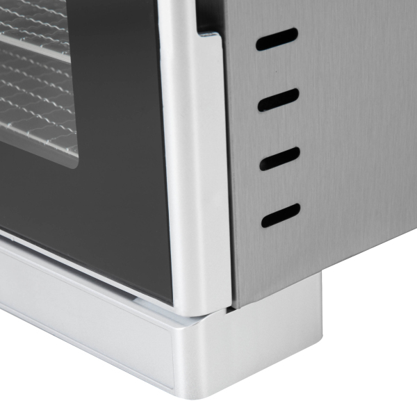RVS Voedseldroger met Recepten 6 Bakken LED Display 35°-75°C 700W Zilver