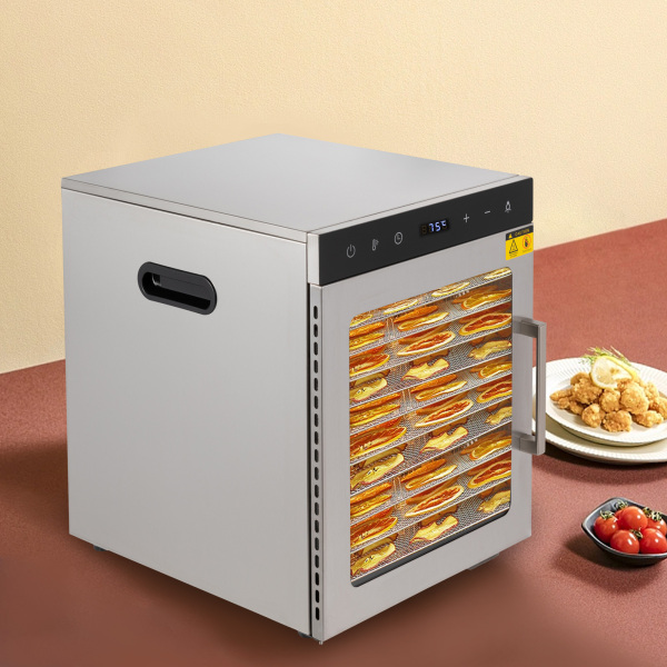 10-laags volledig roestvrijstalen dehydrator met instelbare temperatuurregeling van 86-194 ° F