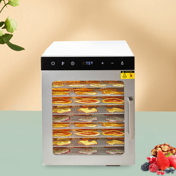 10-laags volledig roestvrijstalen dehydrator met instelbare temperatuurregeling van 86-194 ° F
