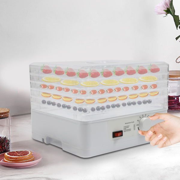 Wasdroger (35-70°C) Wasdroger met instelbare temperatuur en 5 inzetstukken, drogen met 360° circulatie