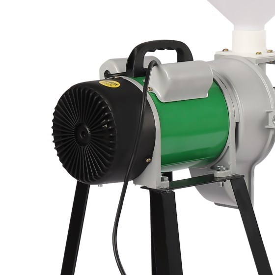 220V graanmolen, elektrisch 2800 tpm, gebruikt voor sojabonen en rijst, groene kleur