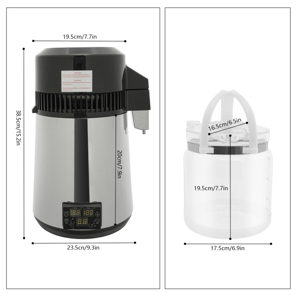 CNCEST Waterzuiveringsmachine Gedestilleerd watermaker Zuiver water makende machine
