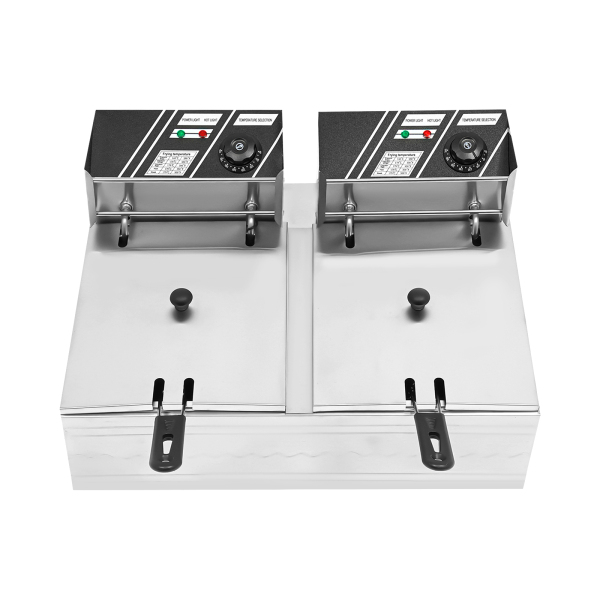 220V 12L Commerciële Friteuse, Grote Capaciteit Friteuse, Elektrische Friteuse 220V 12L Commerciële Friteuse, Grote Capaciteit Friteuse, Elektrische Friteuse