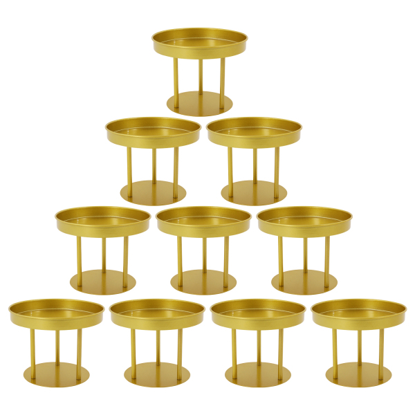 20*15cm 10st ronde bloemenstandaards, bruiloftsbloemenstandaard, bloemenstandaard voor bruiloftshuisdecoratie - 3 palen