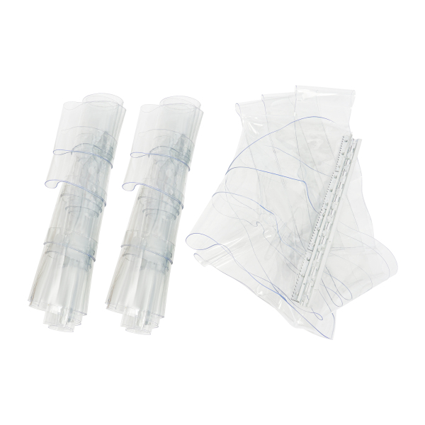 210 * 180cm 12 Plastic Strip Deur Gordijn Kit, PVC Vriezer Deur Gordijn, Deur Gordijn voor Magazijn Garage Industrie