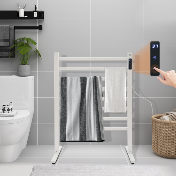 Verwarmd handdoekenrek, handdoekverwarmer, elektrisch handdoekverwarmerrek