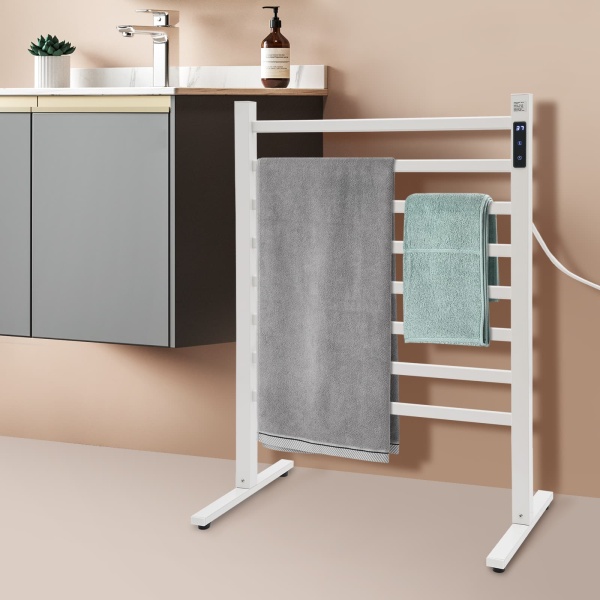 Verwarmd handdoekenrek, handdoekverwarmer, elektrisch handdoekverwarmerrek