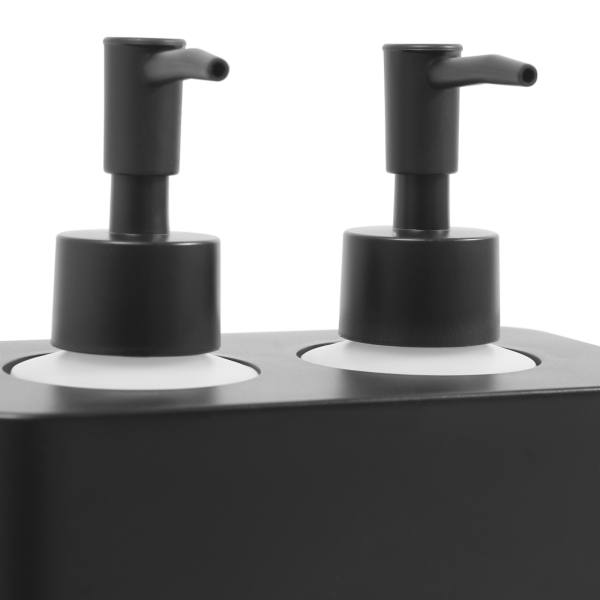 Massageolieverwarmer met olieflesdispensers, elektrische massageolieverwarmer, massageolieverwarmer - dubbele fles zwart Massageolieverwarmer met olieflesdispensers, elektrische massageolieverwarmer, massageolieverwarmer - dubbele fles zwart