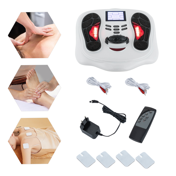 Bloedcirculatiesimulator voor benen Elektrisch voetmassageapparaat met afstandsbediening Voetmassageapparaat LED gebruikt in voetspa's Huizen Schoonheidswinkels