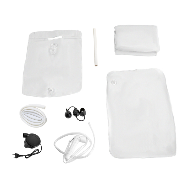 Medische opblaasbare doucheset, PVC opblaasbare badkuip voor volwassenen, draagbaar douchesysteem in bed met luchtpomp Medische opblaasbare doucheset, PVC opblaasbare badkuip voor volwassenen, draagbaar douchesysteem in bed met luchtpomp