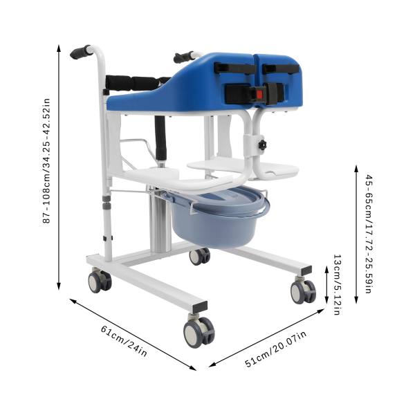 CNCEST Hydraulische rolstoel met patiëntenlift voor thuistransportrolstoel Patiëntenliftrolstoel CNCEST Hydraulische rolstoel met patiëntenlift voor thuistransportrolstoel Patiëntenliftrolstoel