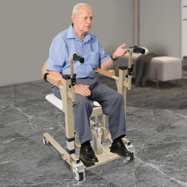 Patiëntenlift voor thuis, 180° gesplitste rolstoel, draagbare transportlift, draagbare transportlift met potje Patiëntenlift voor thuis, 180° gesplitste rolstoel, draagbare transportlift, draagbare transportlift met potje