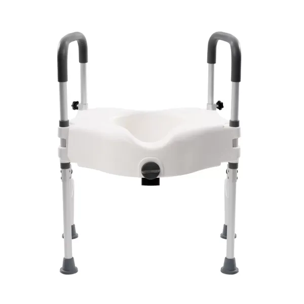 Toiletbrillift en veiligheidsframe voor ouderen met armleuning, lift 110 mm, gewicht 150 kg