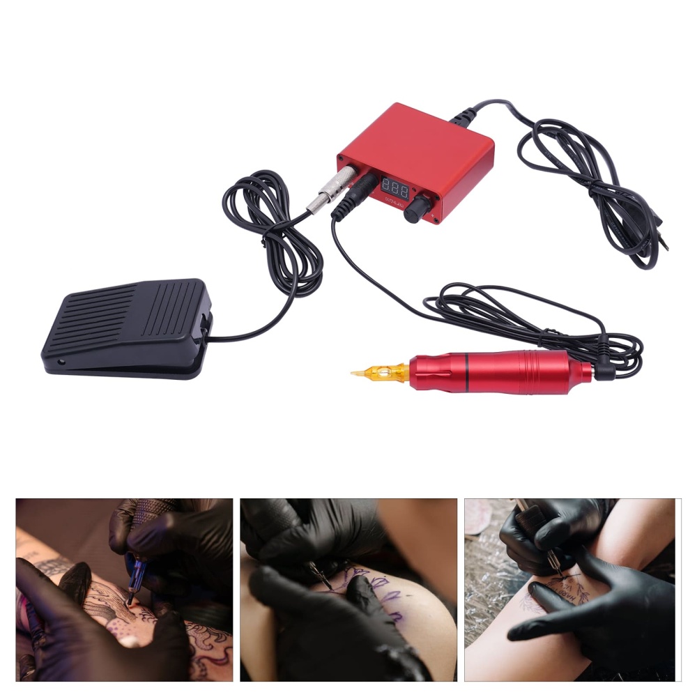 Tattoo Pen Set Rotary Tattoo Kit Veilige tattoo 5-delige tattoo-naalden