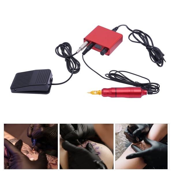 Tattoo Pen Set Rotary Tattoo Kit Veilige tattoo 5-delige tattoo-naalden