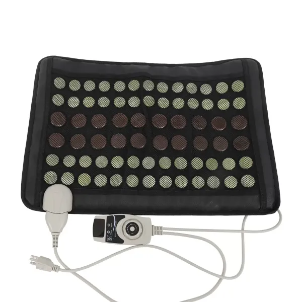 Infrarood verwarmingskussen - Toermalijn - Natuurlijke jade en toermalijn - 23,5 x 16" - 220 V - Automatische uitschakeling