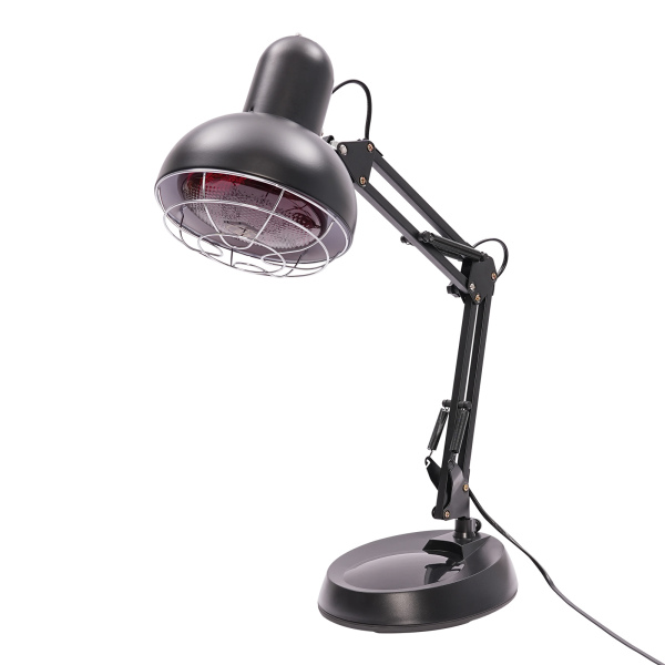 Rode Lamp, Warmtelamp, Infrarood Behandellamp, Max. Hoogte product: 65cm, Zwart