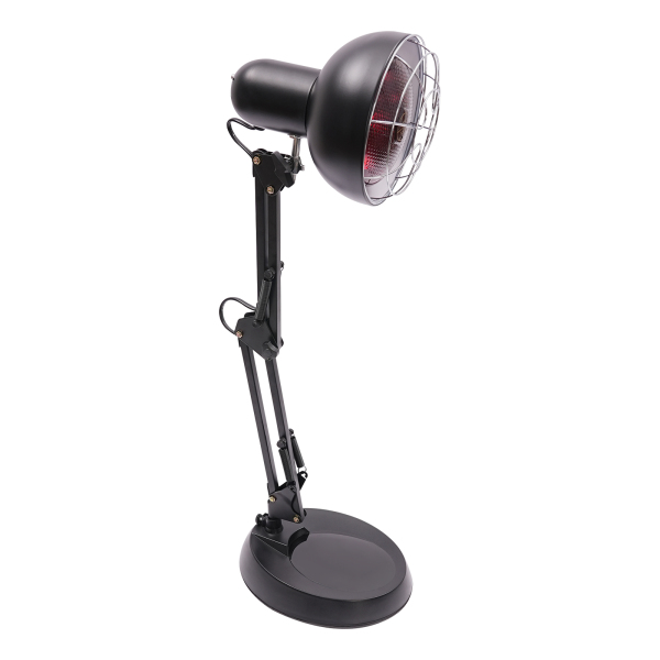 Rode Lamp, Warmtelamp, Infrarood Behandellamp, Max. Hoogte product: 65cm, Zwart Rode Lamp, Warmtelamp, Infrarood Behandellamp, Max. Hoogte product: 65cm, Zwart