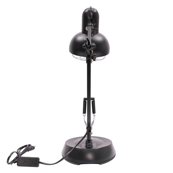 Rode Lamp, Warmtelamp, Infrarood Behandellamp, Max. Hoogte product: 65cm, Zwart