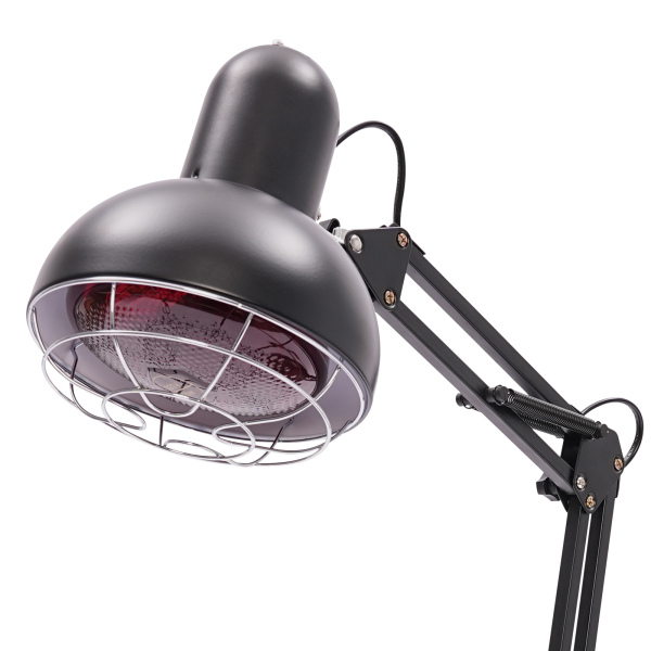 Rode Lamp, Warmtelamp, Infrarood Behandellamp, Max. Hoogte product: 65cm, Zwart Rode Lamp, Warmtelamp, Infrarood Behandellamp, Max. Hoogte product: 65cm, Zwart
