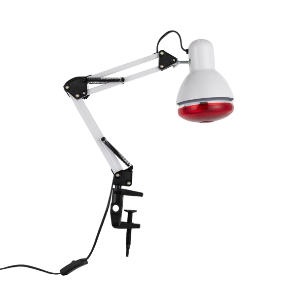 Infraroodlamp, infraroodlichttherapie, verwarmingstemperatuur: ongeveer 100℃, 220V, 150W, wit Infraroodlamp, infraroodlichttherapie, verwarmingstemperatuur: ongeveer 100℃, 220V, 150W, wit